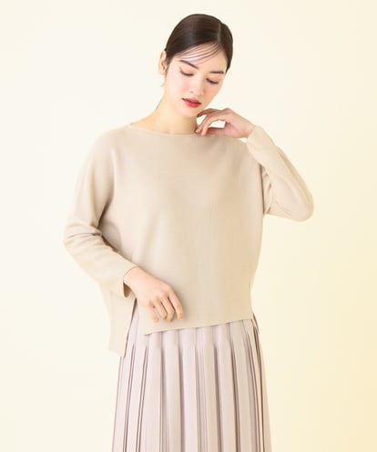 Sybilla(シビラ) ホールガーメントドルマンスリーブプルオーバー ベージュ 40