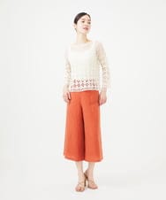 GBFGB01800 Sybilla(シビラ) ハンドクロッシェプルオーバー アイボリー