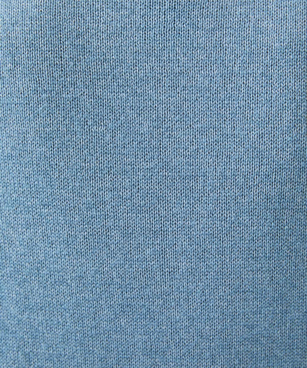 GBFGD02650 Sybilla(シビラ) ビーズフラワー刺繍カーディガン ブルー