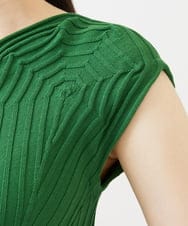 GBFGD30330 Sybilla(シビラ) ハートモチーフリブニット グリーン