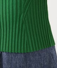 GBFGD30330 Sybilla(シビラ) ハートモチーフリブニット グリーン