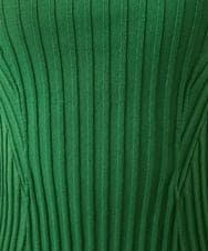 GBFGD30330 Sybilla(シビラ) ハートモチーフリブニット グリーン