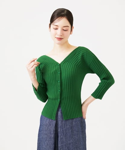 GBFGD31360 Sybilla 【先行予約】ハートモチーフリブカーディガン