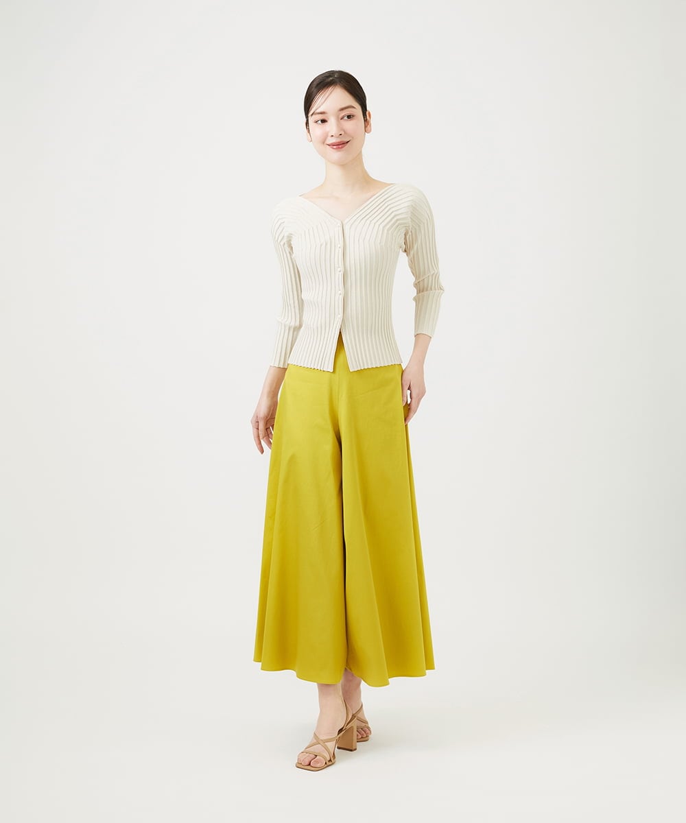 GBFGD31360 Sybilla(シビラ) ハートモチーフリブカーディガン アイボリー