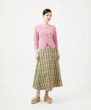 GBFGE01360 Sybilla(シビラ) ジグザグカーディガン ピンク