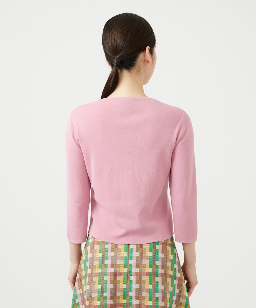 GBFGE01360 Sybilla(シビラ) ジグザグカーディガン ピンク