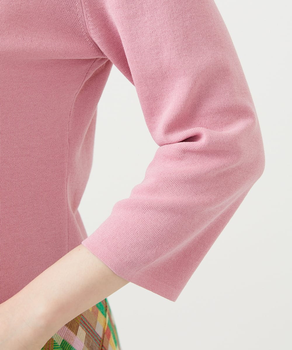 GBFGE01360 Sybilla(シビラ) ジグザグカーディガン ピンク