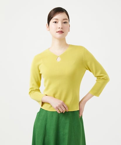 GBFGE02330 Sybilla ダイヤキーホールニット