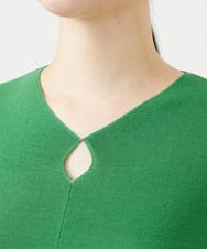 GBFGE02330 Sybilla(シビラ) ダイヤキーホールニット グリーン