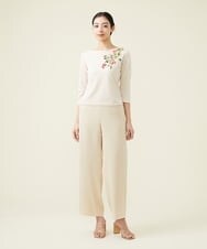 GBFGS03430 Sybilla(シビラ) ローズヒップエンブロイダリープルオーバー アイボリー