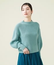 GBFGS07290 Sybilla(シビラ) ボトルネックプルオーバー ミントグリーン