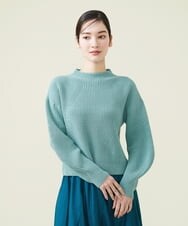 GBFGS07290 Sybilla(シビラ) ボトルネックプルオーバー ミントグリーン