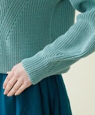 GBFGS07290 Sybilla(シビラ) ボトルネックプルオーバー ミントグリーン