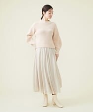 GBFGS07290 Sybilla(シビラ) ボトルネックプルオーバー ライトベージュ