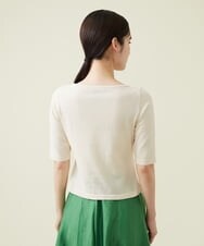 GBFGT02290 Sybilla(シビラ) ポイントフラワー刺繍プルオーバー ベージュ
