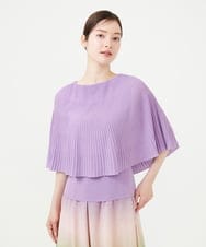 GBFHD01330 Sybilla(シビラ) ケープデザインニット ラベンダー