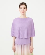 GBFHD01330 Sybilla(シビラ) ケープデザインニット ラベンダー