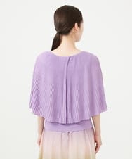 GBFHD01330 Sybilla(シビラ) ケープデザインニット ラベンダー