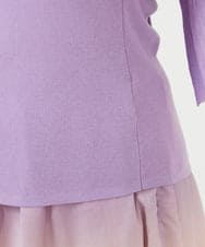 GBFHD01330 Sybilla(シビラ) ケープデザインニット ラベンダー