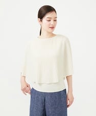 GBFHD01330 Sybilla(シビラ) ケープデザインニット アイボリー