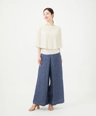 GBFHD01330 Sybilla(シビラ) ケープデザインニット アイボリー