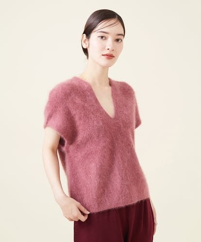 GBFJT01450 Sybilla カシミヤVネックプルオーバー