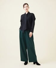 GBFJT01450 Sybilla(シビラ) カシミヤVネックプルオーバー ブラック