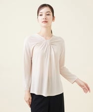 GBFJT03290 Sybilla(シビラ) ツイストデザインプルオーバー ライトベージュ