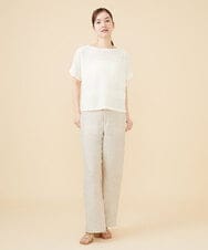 GBFJV01290 Sybilla(シビラ) ピンタック編みプルオーバー オフホワイト