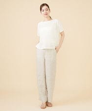 GBFJV01290 Sybilla(シビラ) ピンタック編みプルオーバー オフホワイト