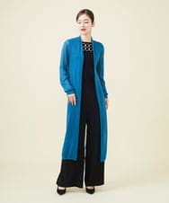 GBFJV02330 Sybilla(シビラ) スクエアモチーフインターシャプルオーバー ブラック
