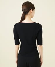 GBFJV03330 Sybilla(シビラ) ダイヤモチーフクロッシェプルオーバー ブラック