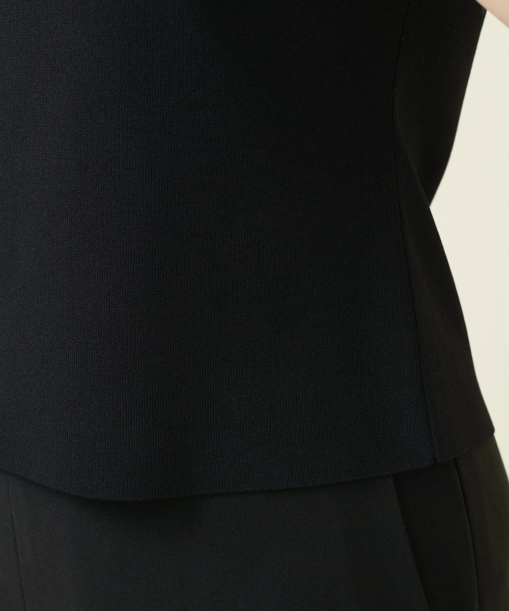 GBFJV03330 Sybilla(シビラ) ダイヤモチーフクロッシェプルオーバー ブラック