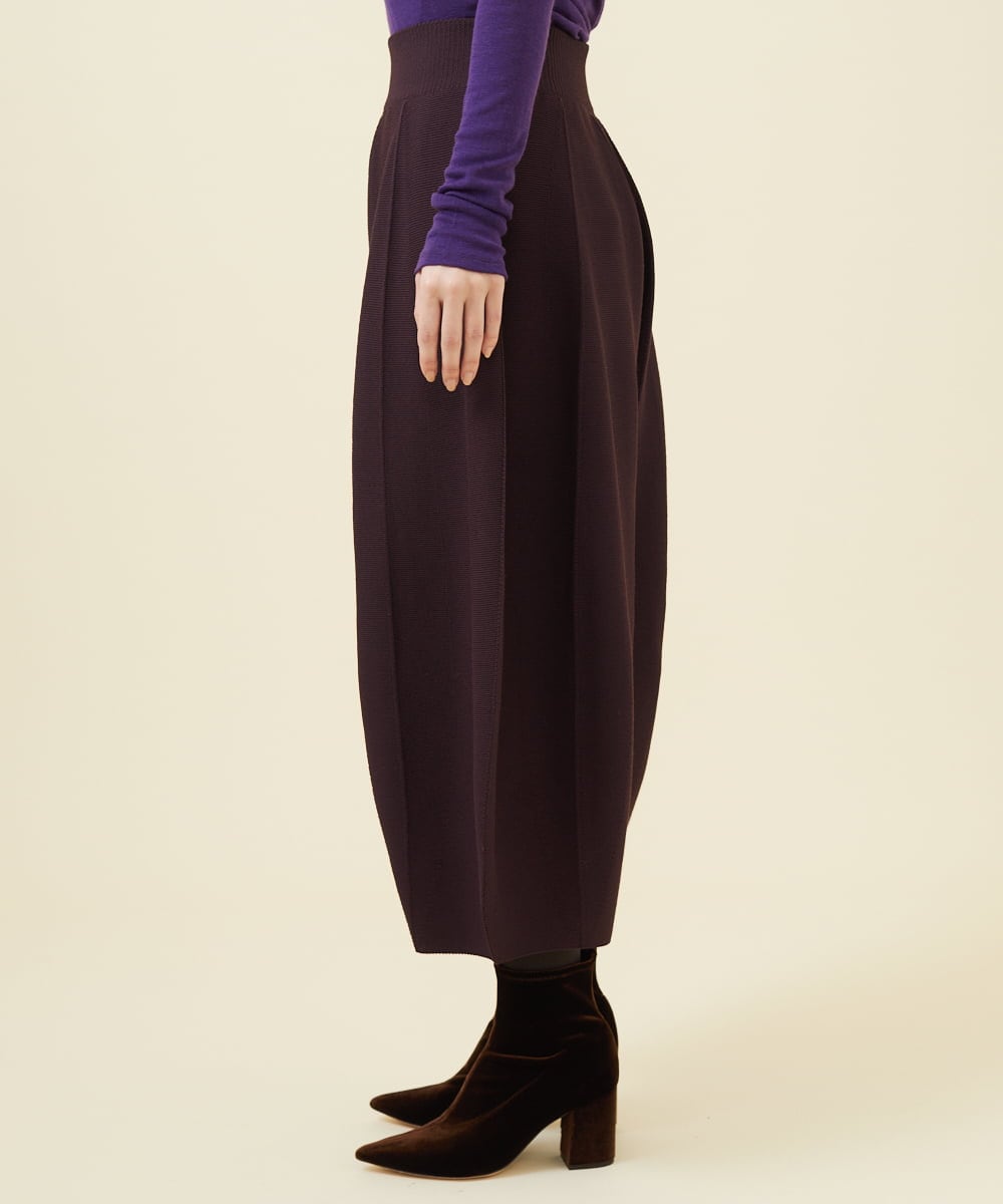 GBGAB01360 Sybilla(シビラ) コクーンニットパンツ ブラウン