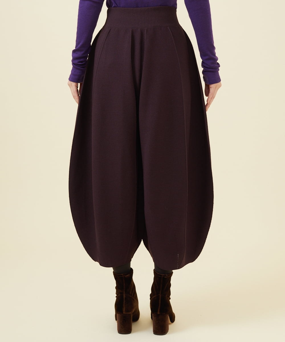 GBGAB01360 Sybilla(シビラ) コクーンニットパンツ ブラウン