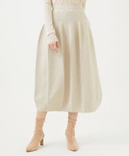 GBGAF02360 Sybilla(シビラ) バルーンニットスカート ベージュ