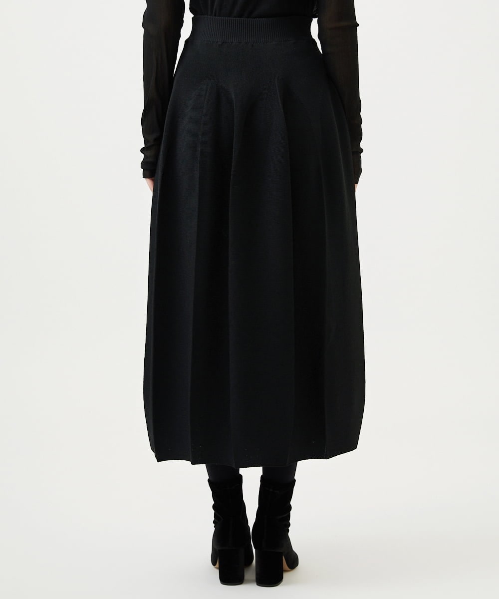 GBGAF02360 Sybilla(シビラ) バルーンニットスカート ブラック