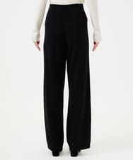 GBGCD01500 Sybilla(シビラ) 配色ラインニットパンツ ブラック