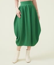 GBGET02330 Sybilla(シビラ) 【フォルムニット】バルーンフォルムニットスカート グリーン