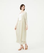 GBGGF01360 Sybilla(シビラ) レイヤード風シアーニットスカート アイボリー