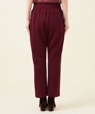 GBGJT01290 Sybilla(シビラ) フロントスリットニットパンツ ボルドー