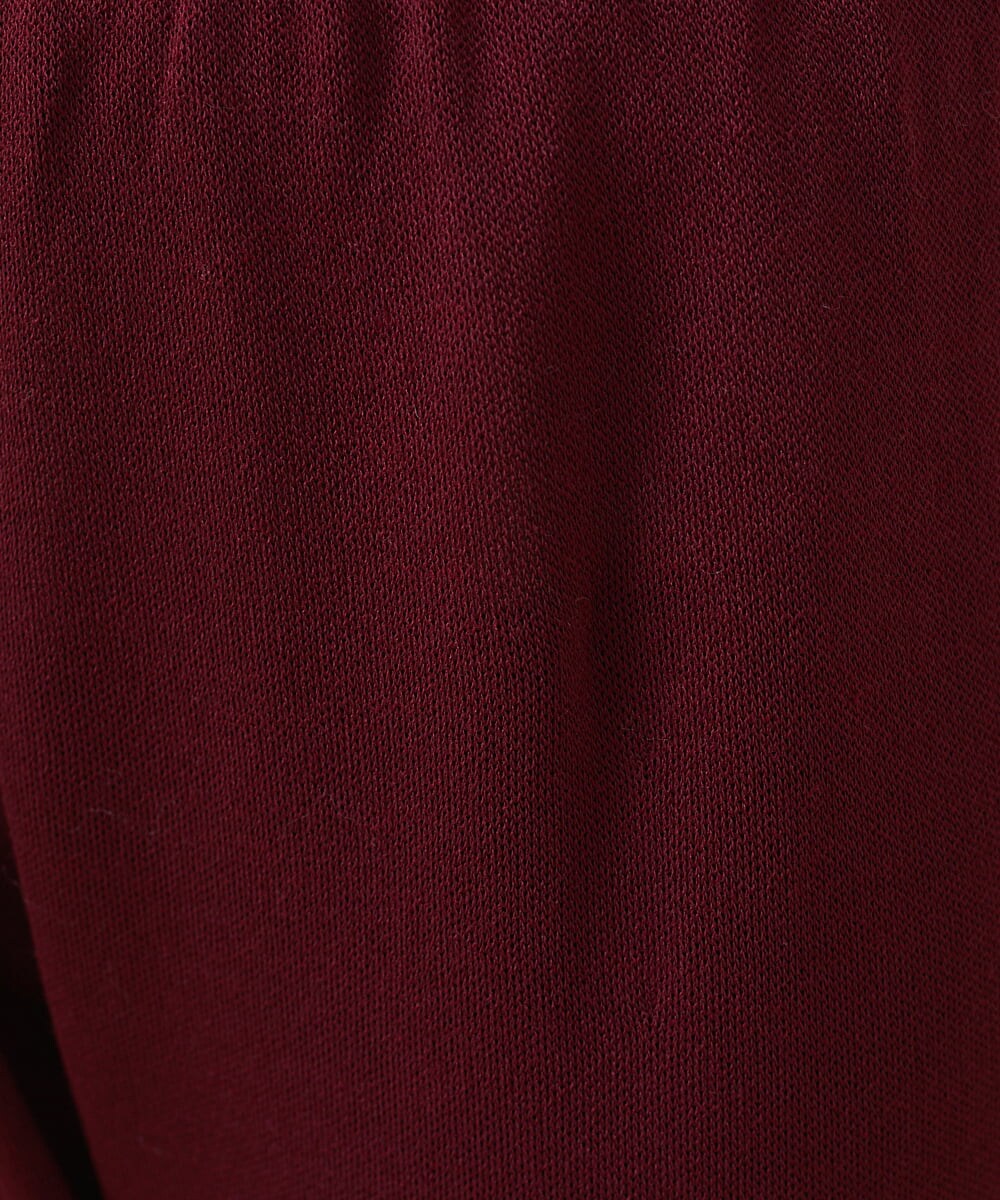 GBGJT01290 Sybilla(シビラ) フロントスリットニットパンツ ボルドー