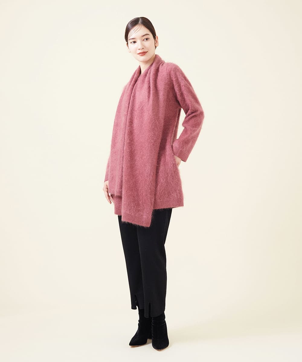 GBGJT01290 Sybilla(シビラ) フロントスリットニットパンツ ブラック