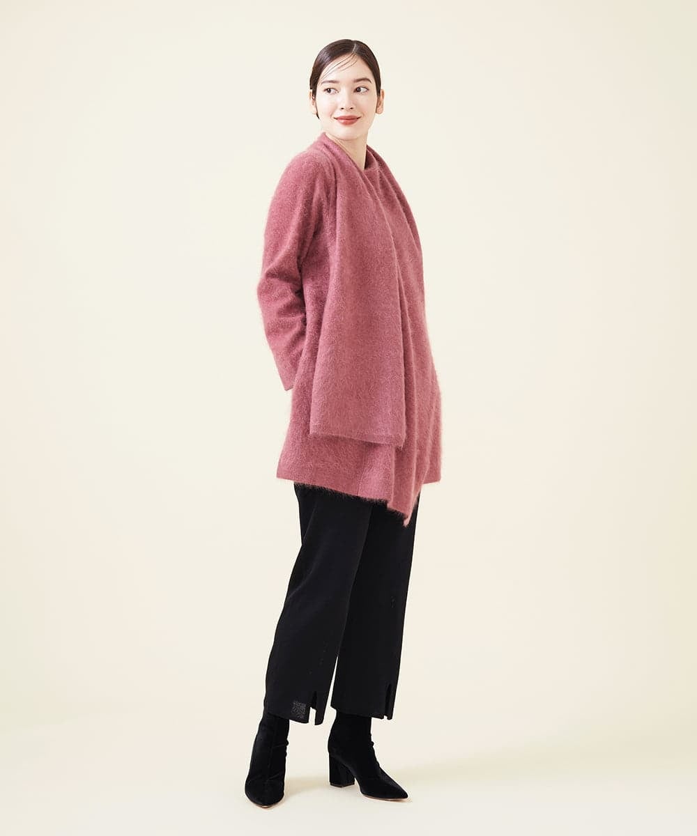 GBGJT01290 Sybilla(シビラ) フロントスリットニットパンツ ブラック