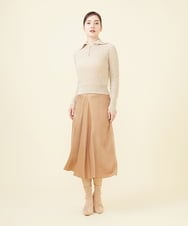 GBHAA40330 Sybilla(シビラ) マットサテンスカート ベージュ
