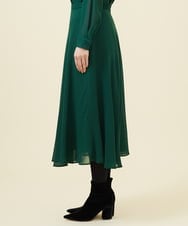 GBHAC06400 Sybilla(シビラ) 【メディア着用】ドレープフレアスカート グリーン