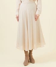 GBHAC06400 Sybilla(シビラ) 【メディア着用】ドレープフレアスカート ベージュ