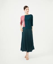GBHAD01360 Sybilla(シビラ) アコーディオンプリーツスカート グリーン