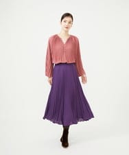 GBHAD01360 Sybilla(シビラ) アコーディオンプリーツスカート パープル