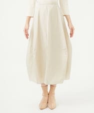 GBHAD05330 Sybilla(シビラ) シルキータフタコクーンスカート ライトベージュ